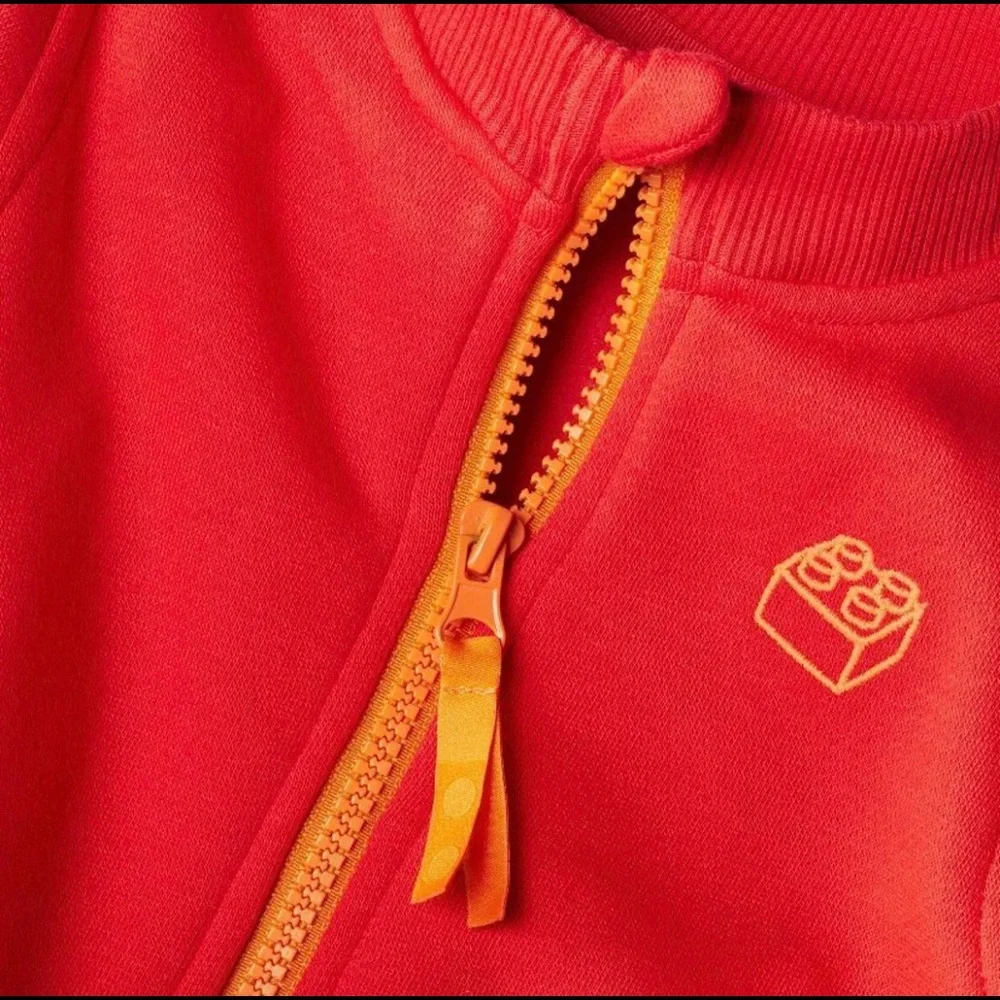 LEGO Collection Baby Brick Fleece Jacket Embroidered Zip Up Sweater BRAND NEW